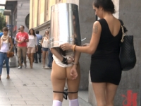 Exposed in Madrid Public Disgrace